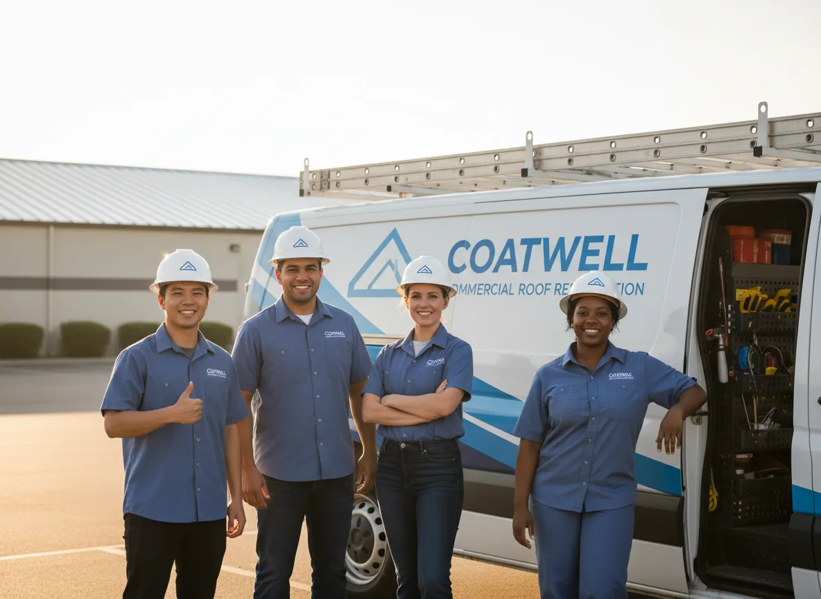 Commercial roof coating company in Desmet, ID
